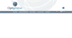 Desktop Screenshot of optigestion.com